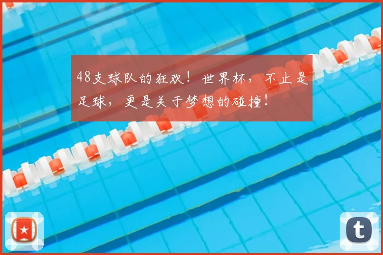 48支球队的狂欢！世界杯，不止是足球，更是关于梦想的碰撞！